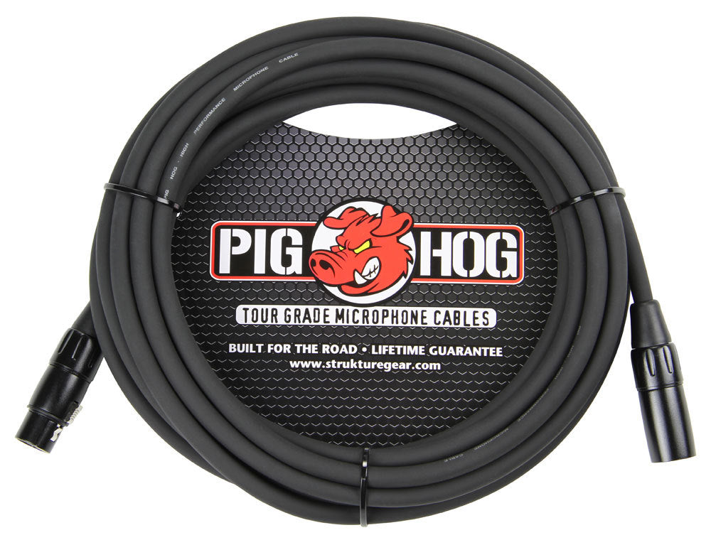 Pig Hog Pig Hog PHM High Performance 8mm XLR Microphone Cable - 20'
