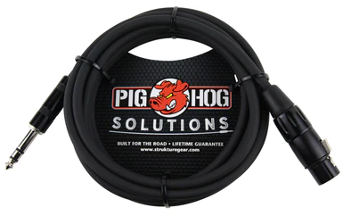 Pig Hog Pig Hog 10ft TRS(M)-XLR(F) Balanced Cable