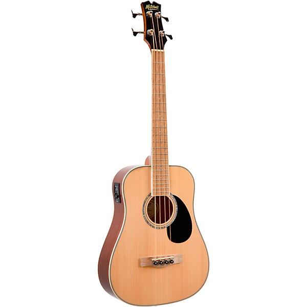 Mitchell EZB Super Short-Scale Acoustic-Electric Bass Natural