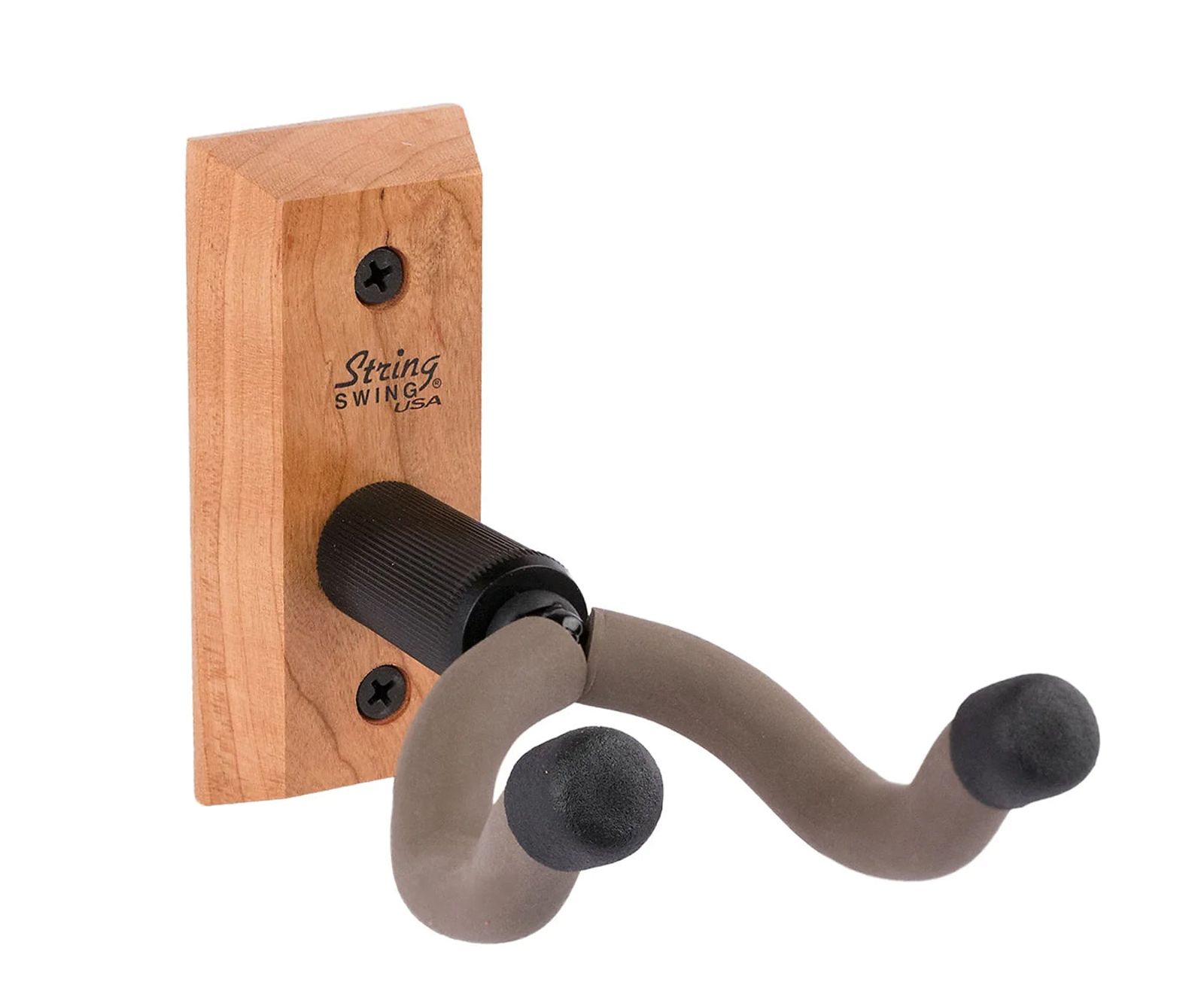 String Swing String Swing CC01K-C HomeStudio Guitar Wall Hanger Cherry Wood Base - 2 PACK