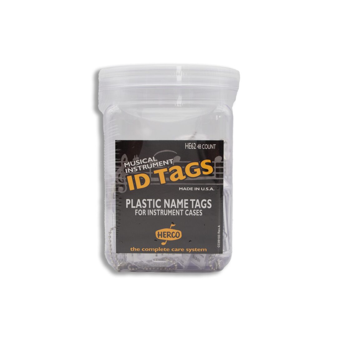 Herco Plastic I.D. Tag , Jar of 48