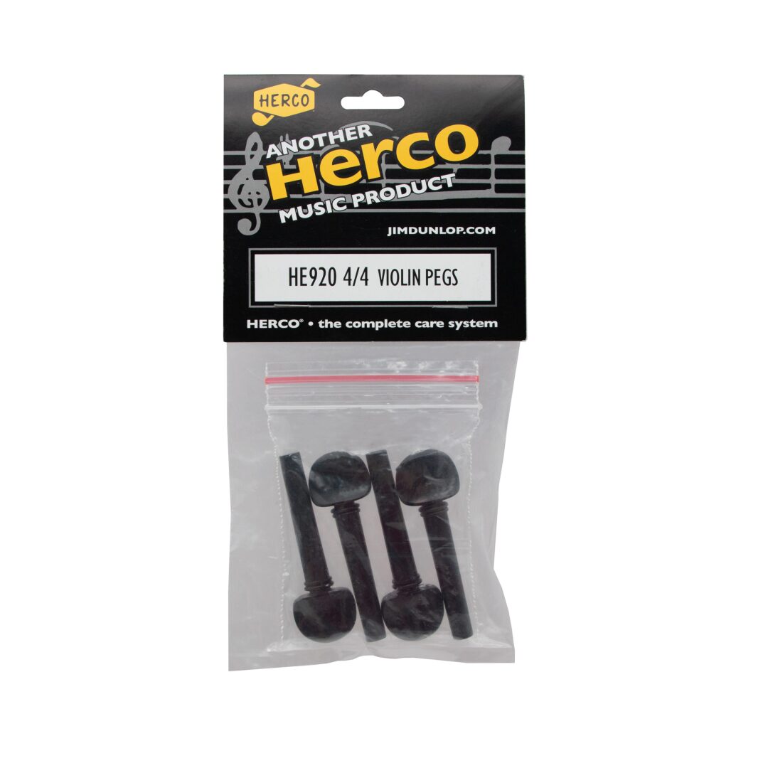 Herco 4/4 Violin Pegs, Set of 4
