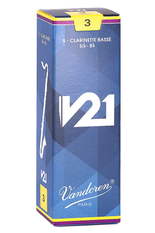 Vandoren Vandoren CR8235 Bass Clarinet V21 Reeds Strength #3.5. (Box of 5)