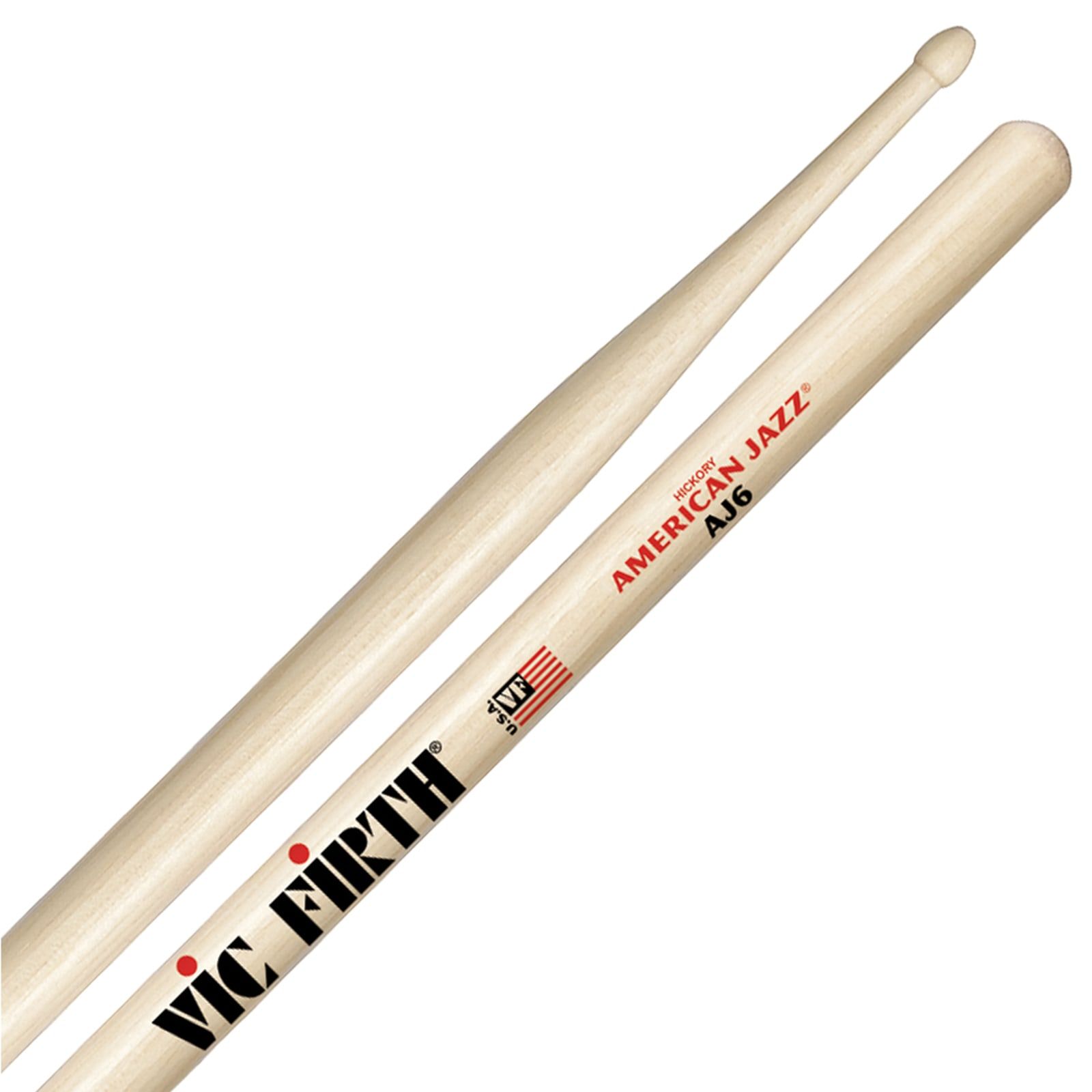 Vic Firth Vic Firth AJ6 American Jazz Drumsticks - 6 PACK