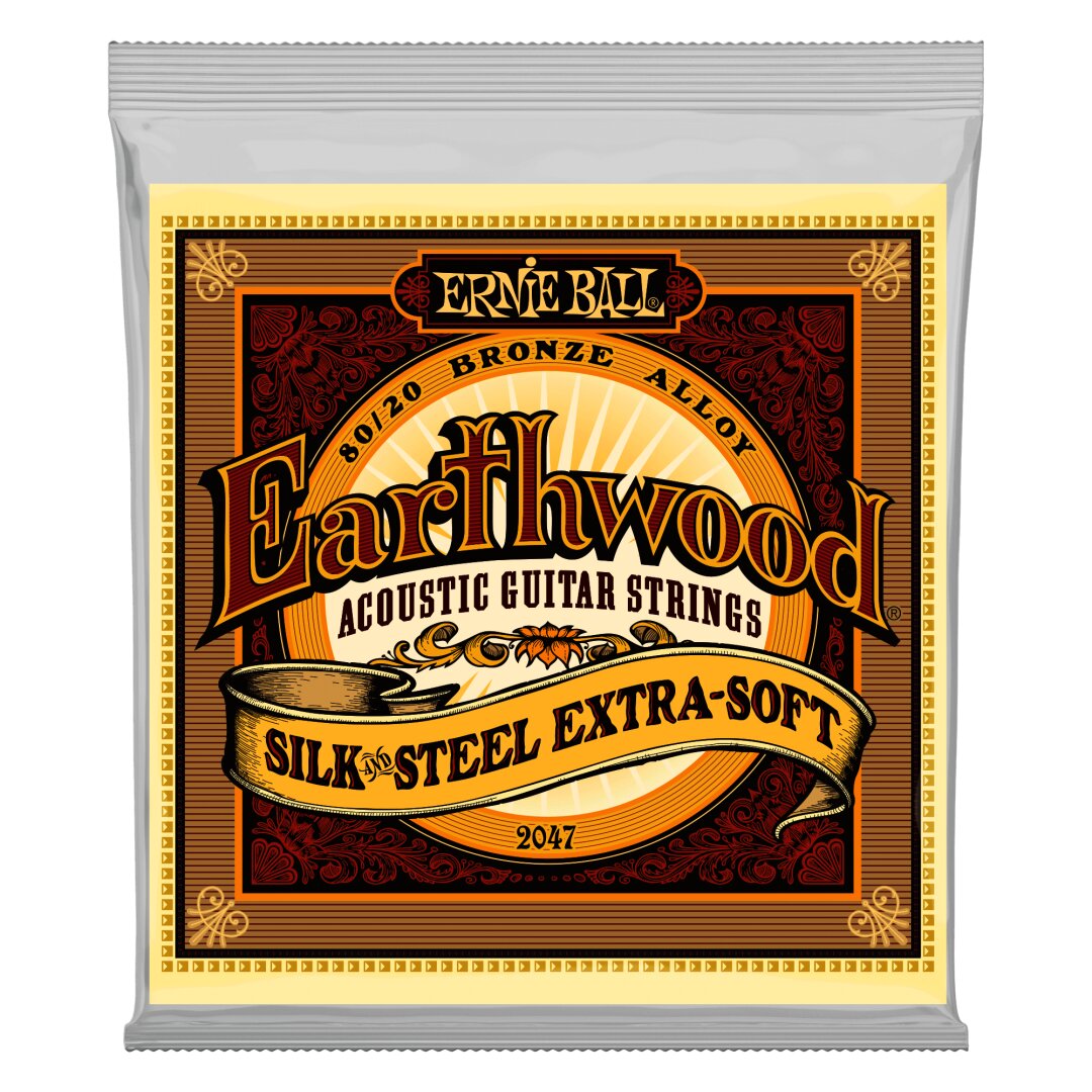 Ernie Ball Earthwood Phosphor Bronze Acoustic Guitar Strings - 10-50 Extra Soft