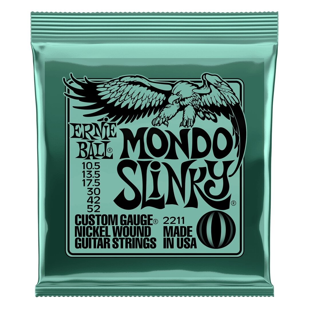 Mondo Slinky Nickel Wound Electric Guitar Strings 10.5 - 52 Gauge