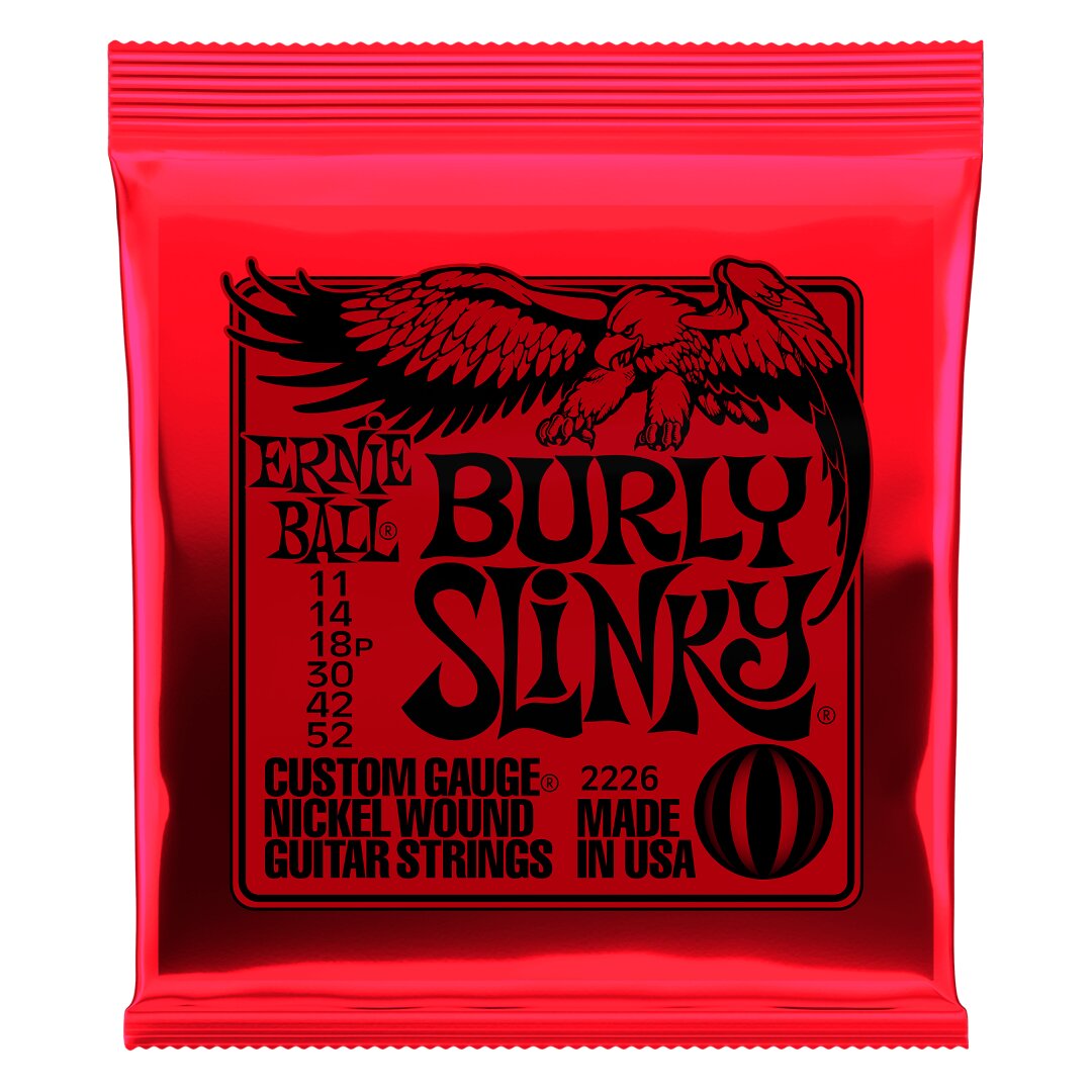 Burly Slinky Nickel wound Electric Guitar Strings - 11-52 Gauge