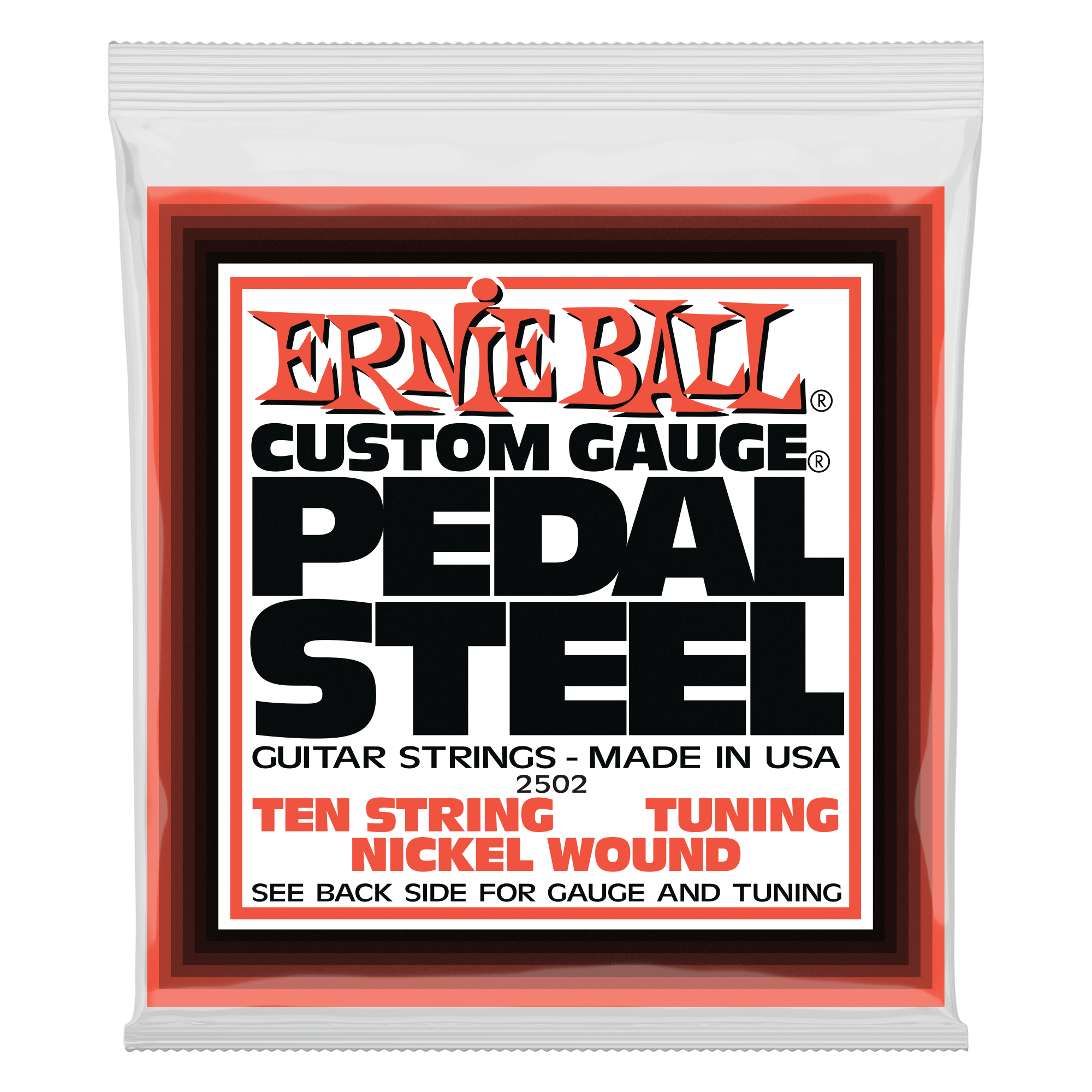 Ernie Ball Ernie Ball 2502 Pedal Steel 10-String E9 Tuning Nickel Wound Electric Guitar Strings - 13-38 Gauge