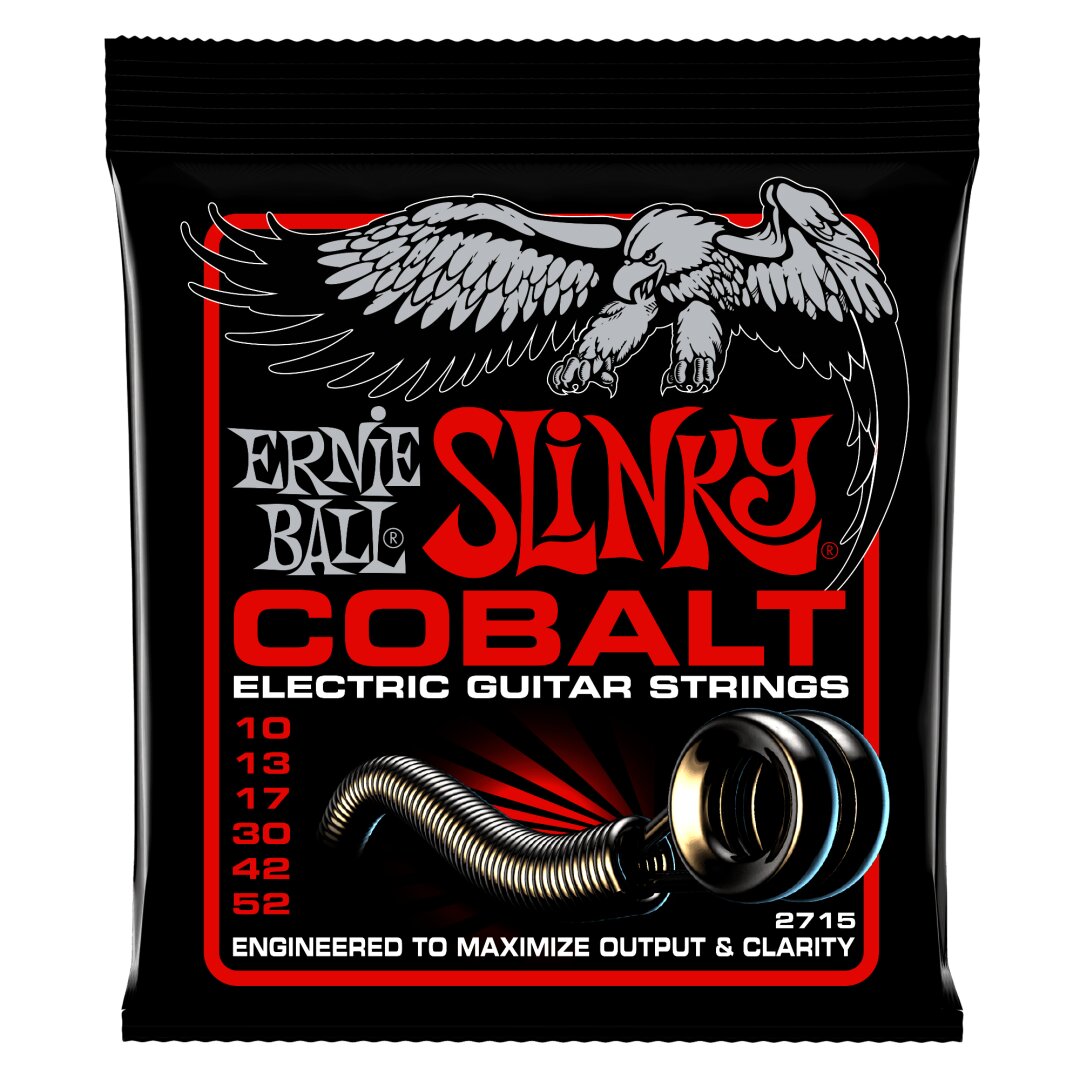 Ernie Ball Skinny Top Heavy Bottom Cobalt Electric Guitar Strings - 10-52