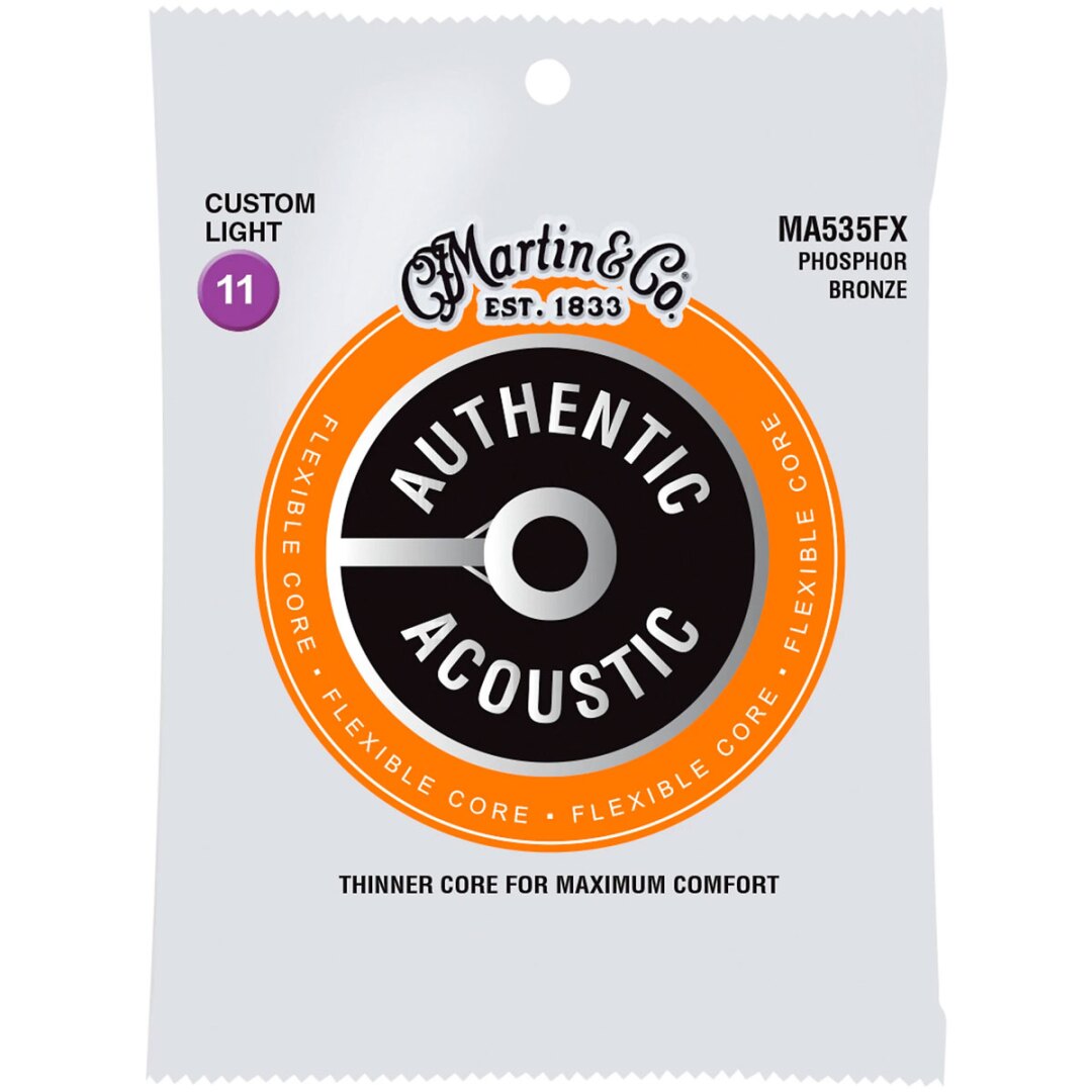 Martin MA535FX Authentic Acoustic Flexible Core Phosphor Bronze Custom