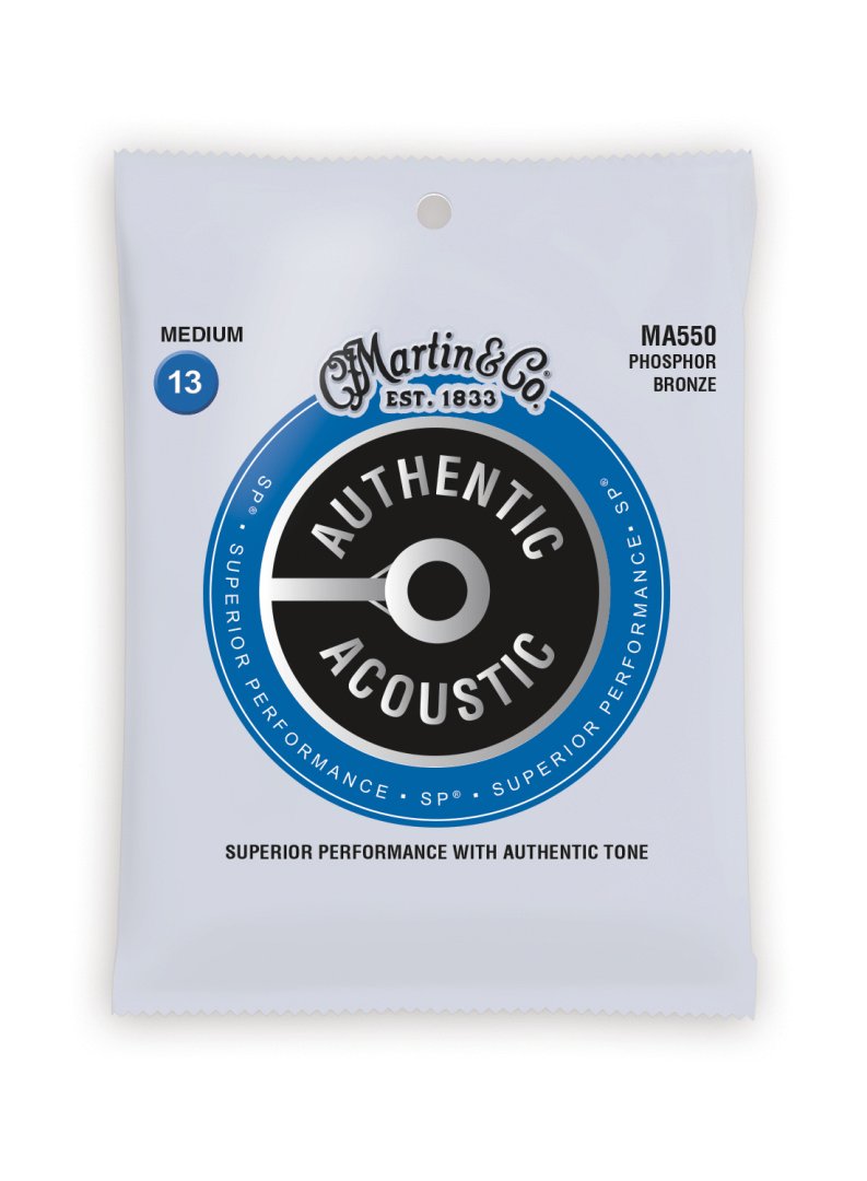 Martin MA550 Authentic Acoustic SP 92/8 Phosphor Bronze Medium Guitar