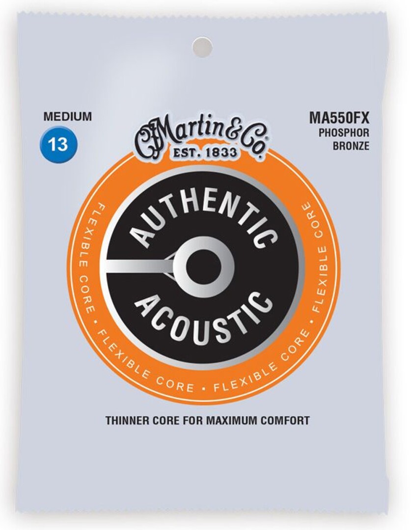 Martin MA550FX Authentic Acoustic Flexible Core Phosphor Bronze Medium