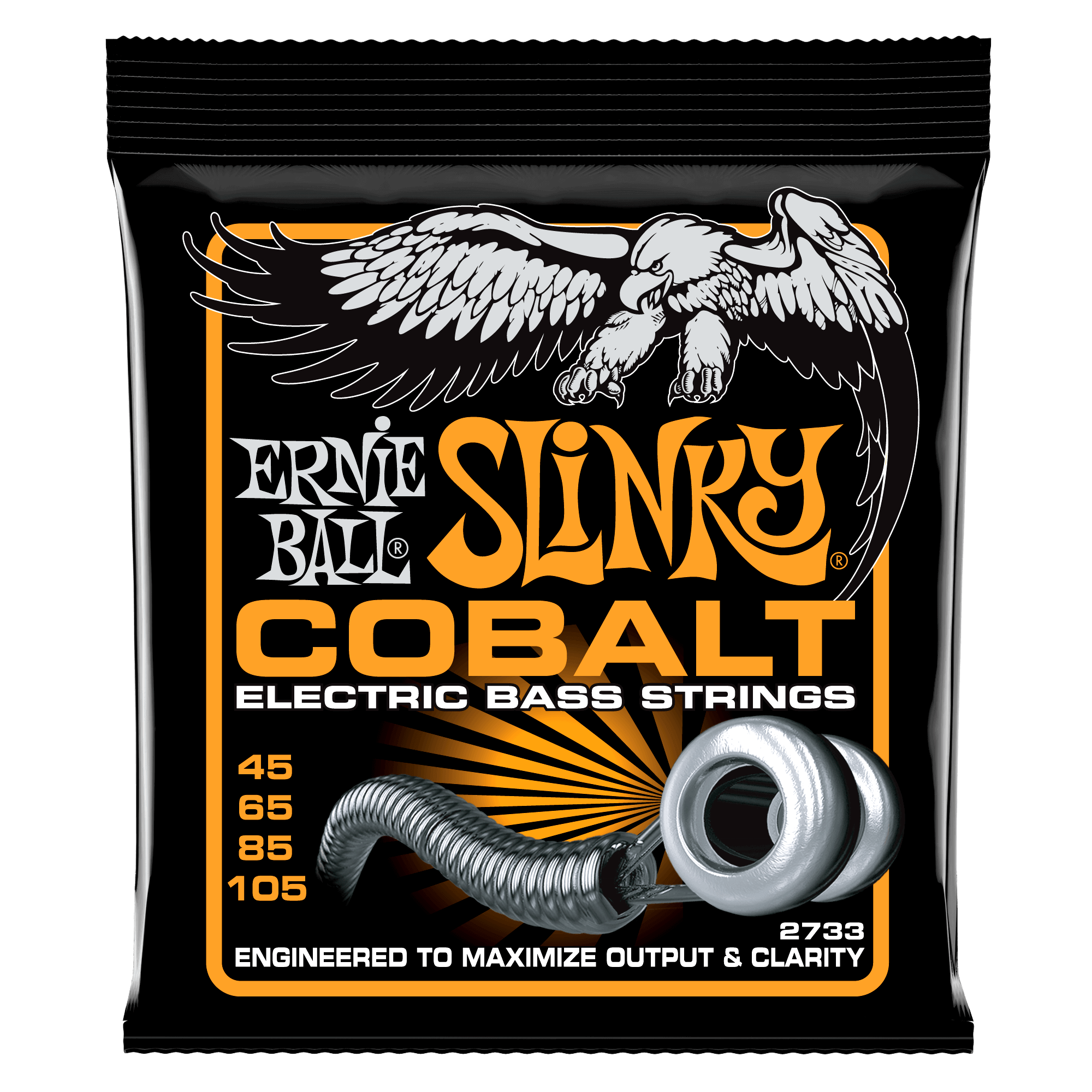 Ernie Ball Ernie Ball 2733 Hybrid Slinky Cobalt Electric Bass Strings - 45-105 Gauge - 3 PACK