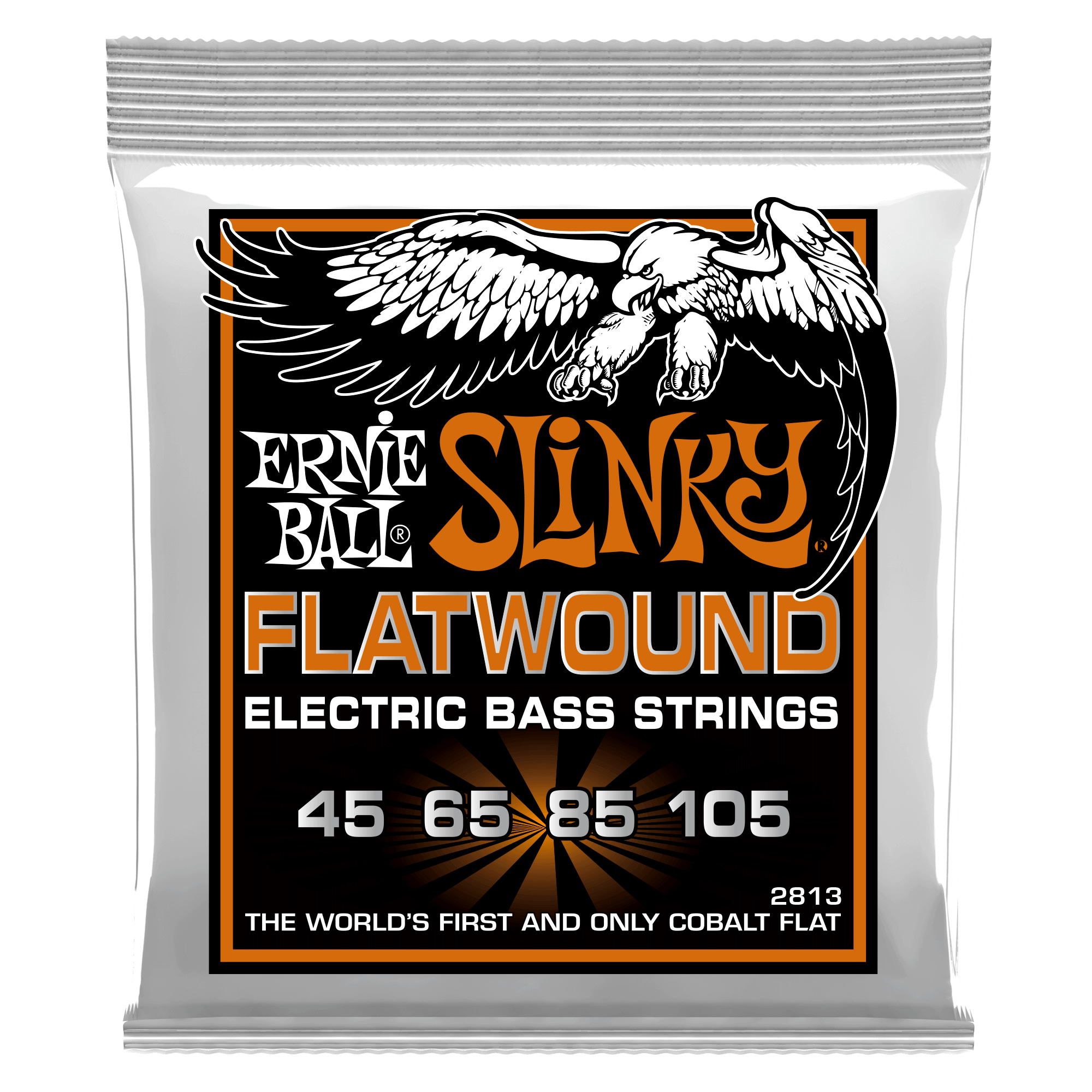 Ernie Ball Ernie Ball 2813 Hybrid Slinky Flatwound Electric Bass Strings - 45-105 Gauge - 3 PACK