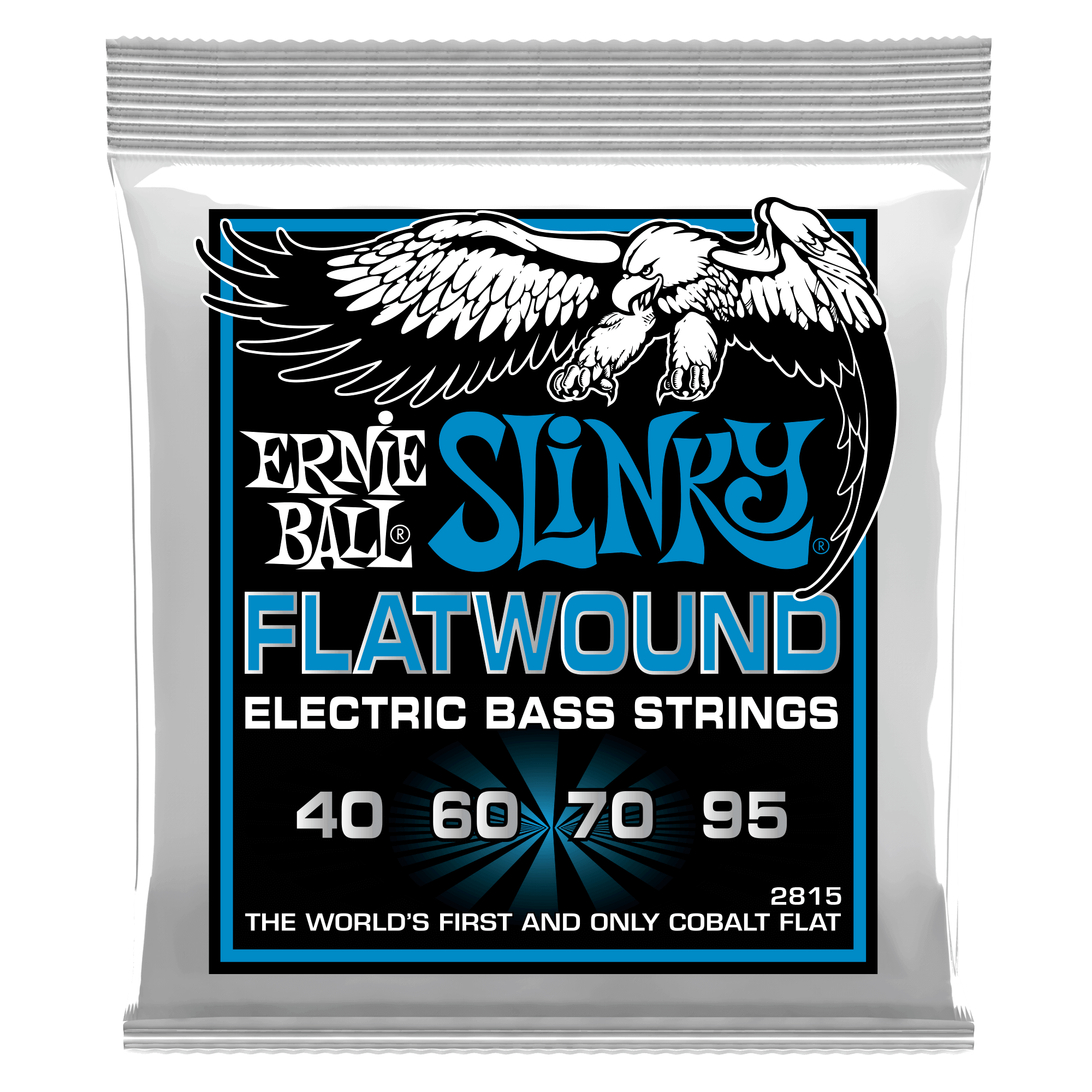 Ernie Ball Ernie Ball 2815 Extra Slinky Flatwound Electric Bass Strings - 40-95 Gauge - 3 PACK