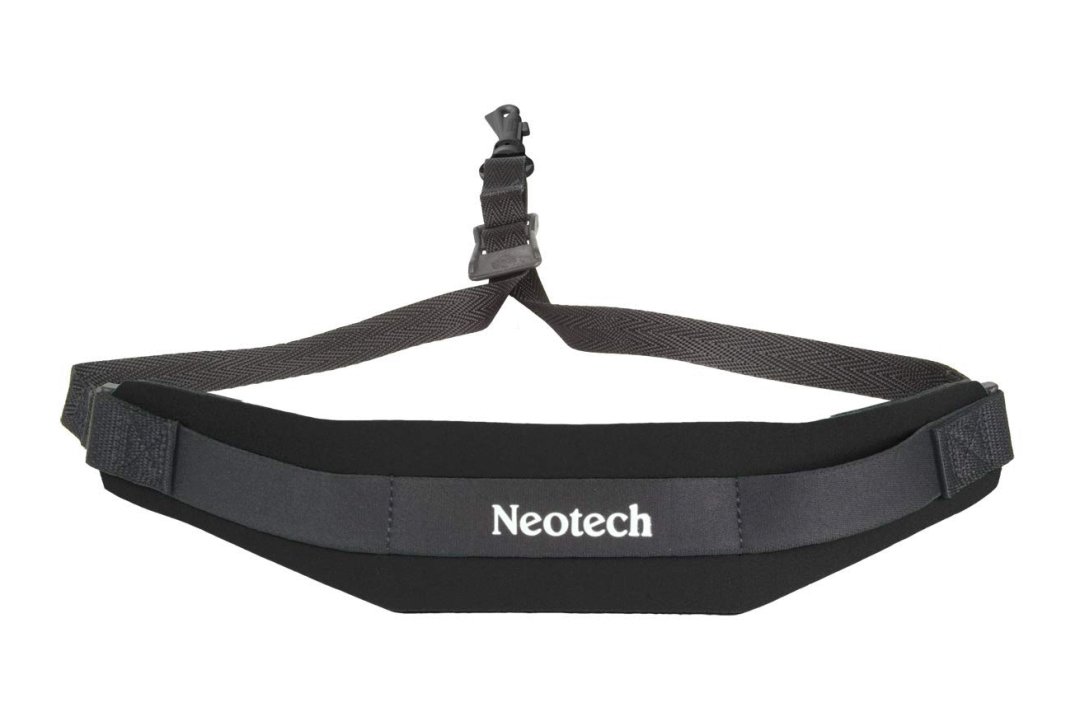 Neotech 1901162 Soft Sax Strap. Regular Length Black Swivel Hook