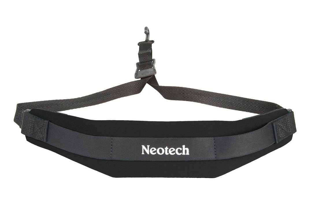 Neotech 1901232 Soft Sax Strap. XL Strap Metal Hook Open Hook
