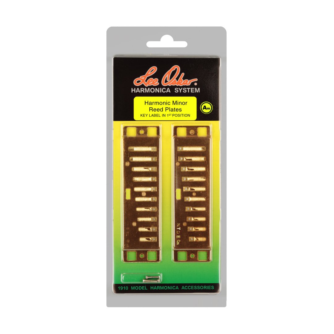 Lee Oskar 1910HRP-MN-A Harmonic Minor Replacement Reed Plates. Am