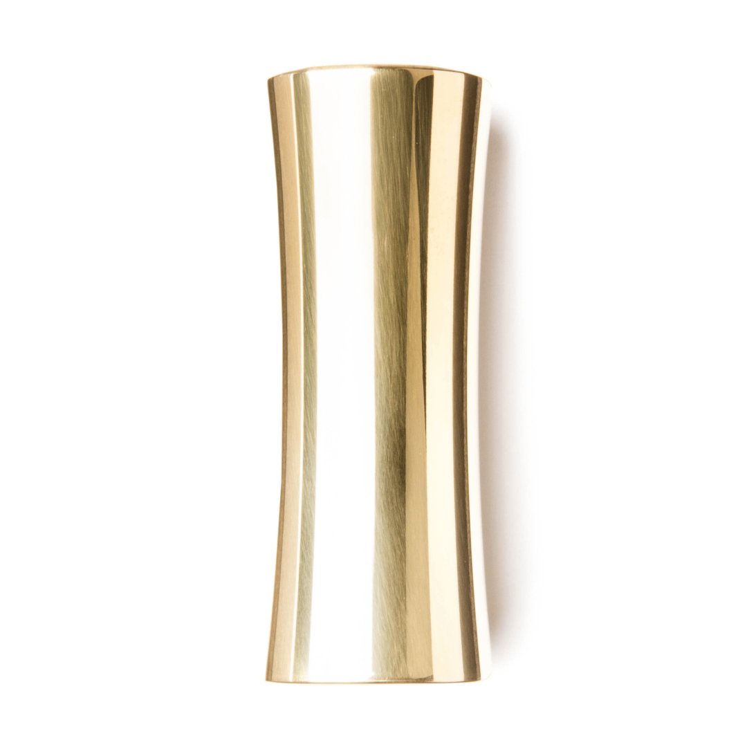 Dunlop 227 Concave Brass Slide. Medium Size Heavy Wall