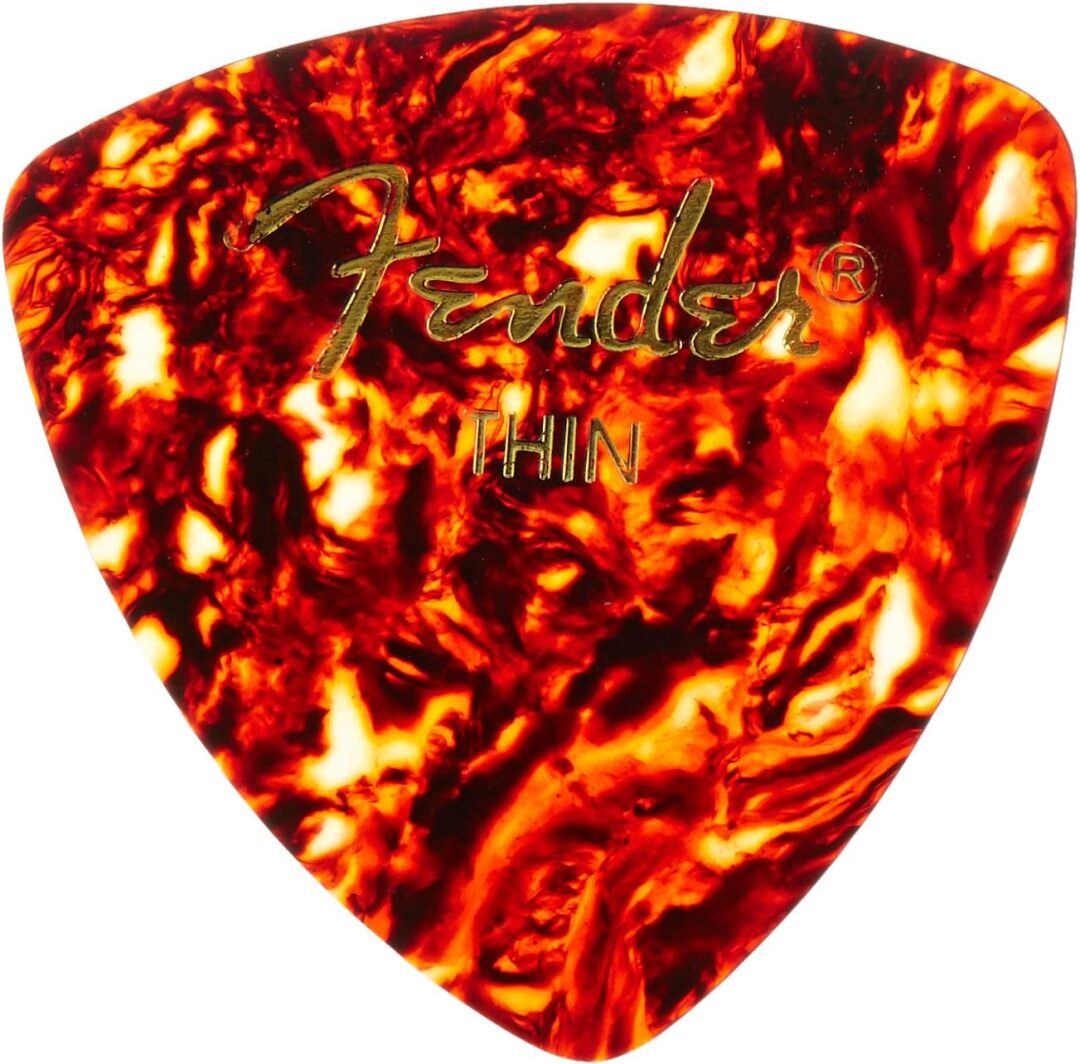 Fender 346 Shape Classic Celluloid Picks - Thin Tortoise Shell 72-pk