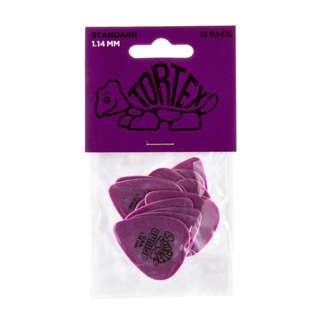 Dunlop 418P114 Tortex Standard Guitar Pick 1.14mm (12 Pack)