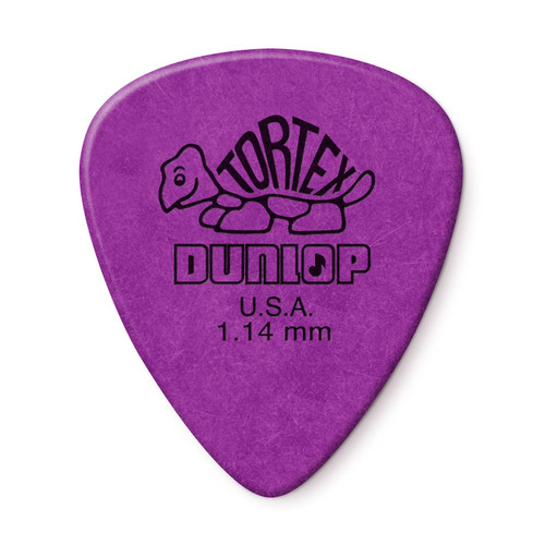 Dunlop 418R114 Tortex Standard Guitar Pick 1.14mm (72 Pack)