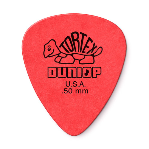 Dunlop 418R050 Tortex Standard Guitar Pick .50mm (72 Pack)