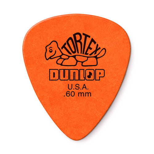 Dunlop 418R060 Tortex Standard Guitar Pick .60mm (72 Pack)