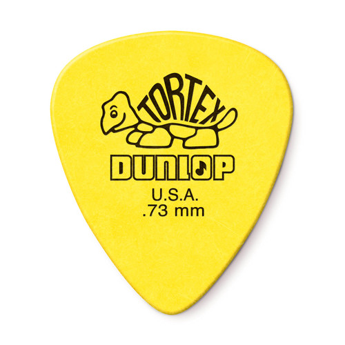 Dunlop 418R073 Tortex Standard Guitar Pick .73mm (72 Pack)