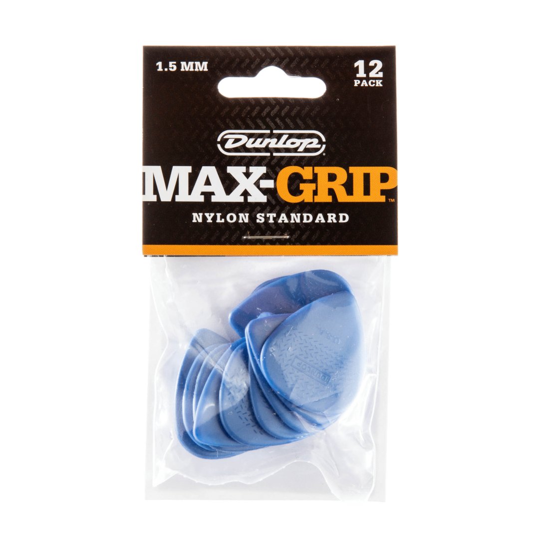 Dunlop 449P150 Max Grip Standard Guitar Pick 1.50mm (12 Pack)