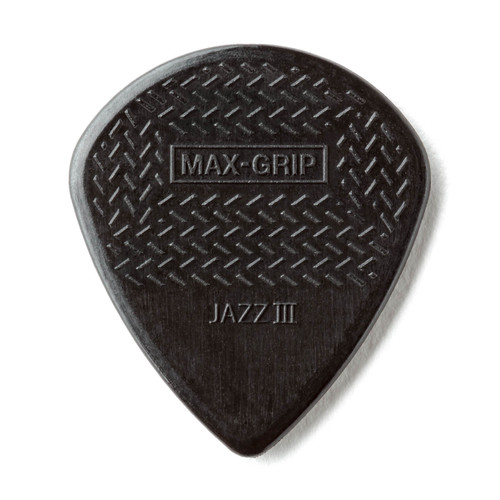 Dunlop 471R3S Max Grip Jazz III Stiffo Guitar Pick 1.38mm (24 Pack)