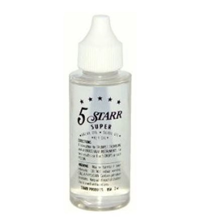 5 Starr Super Valve Oil - Clear 2oz Bottle