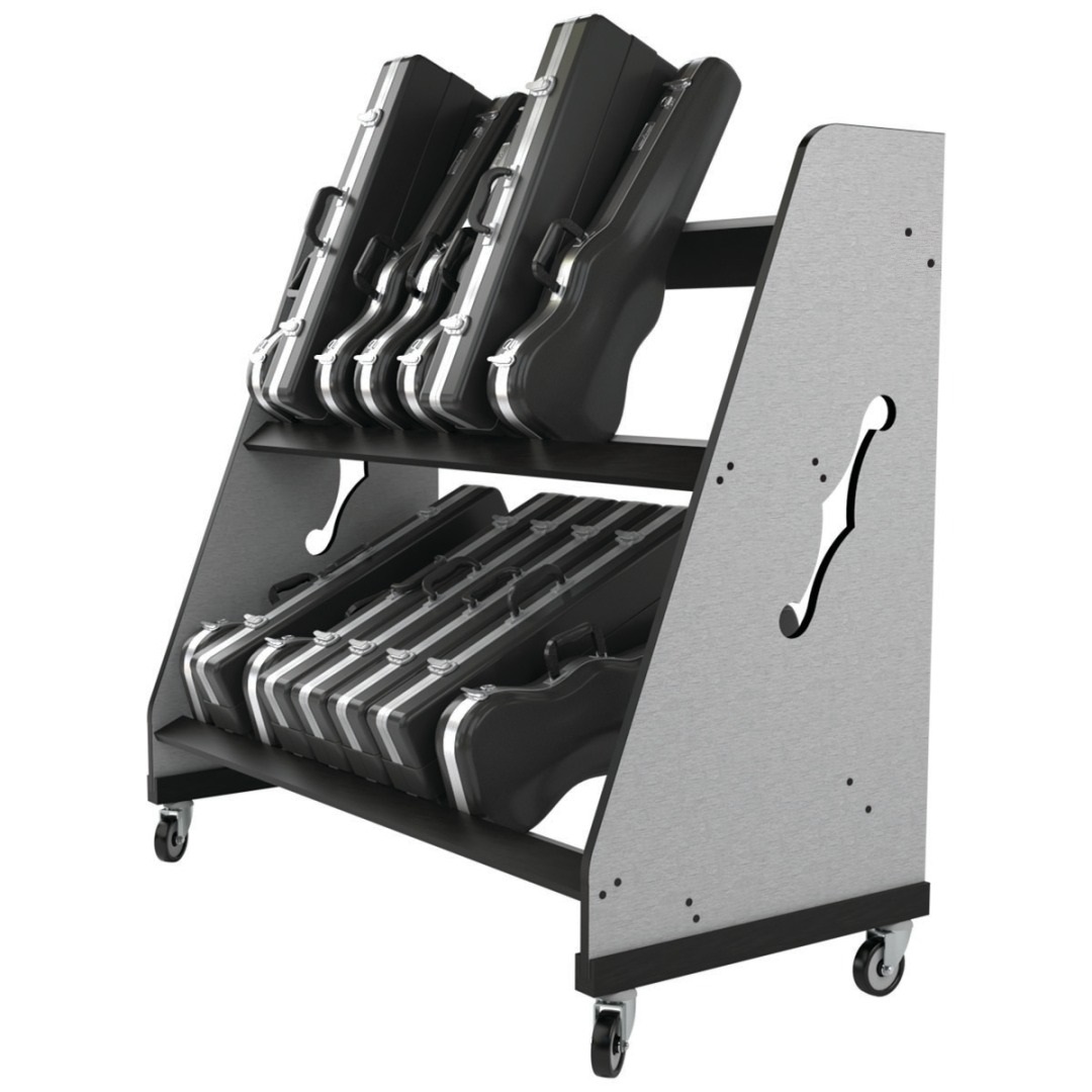 A&S The Band Room® Violin & Viola Storage Rack for Music Teachers