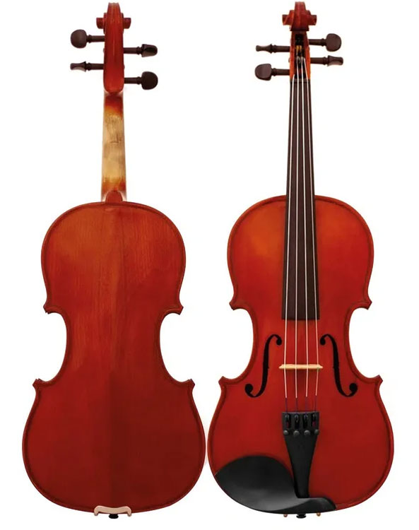 Voce Violins Celeste 1/2 Violin Outfit Solid Wood Set up with Case, Bow, and Rosin