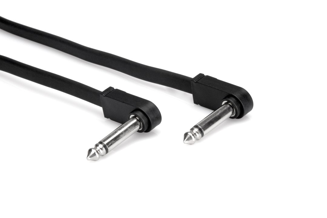 Hosa CFP-112 Flat Guitar Patch Cable. 12"