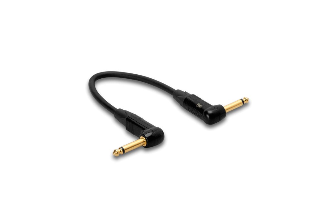 Hosa CGK-001RR Edge Guitar Patch Cable. 12"