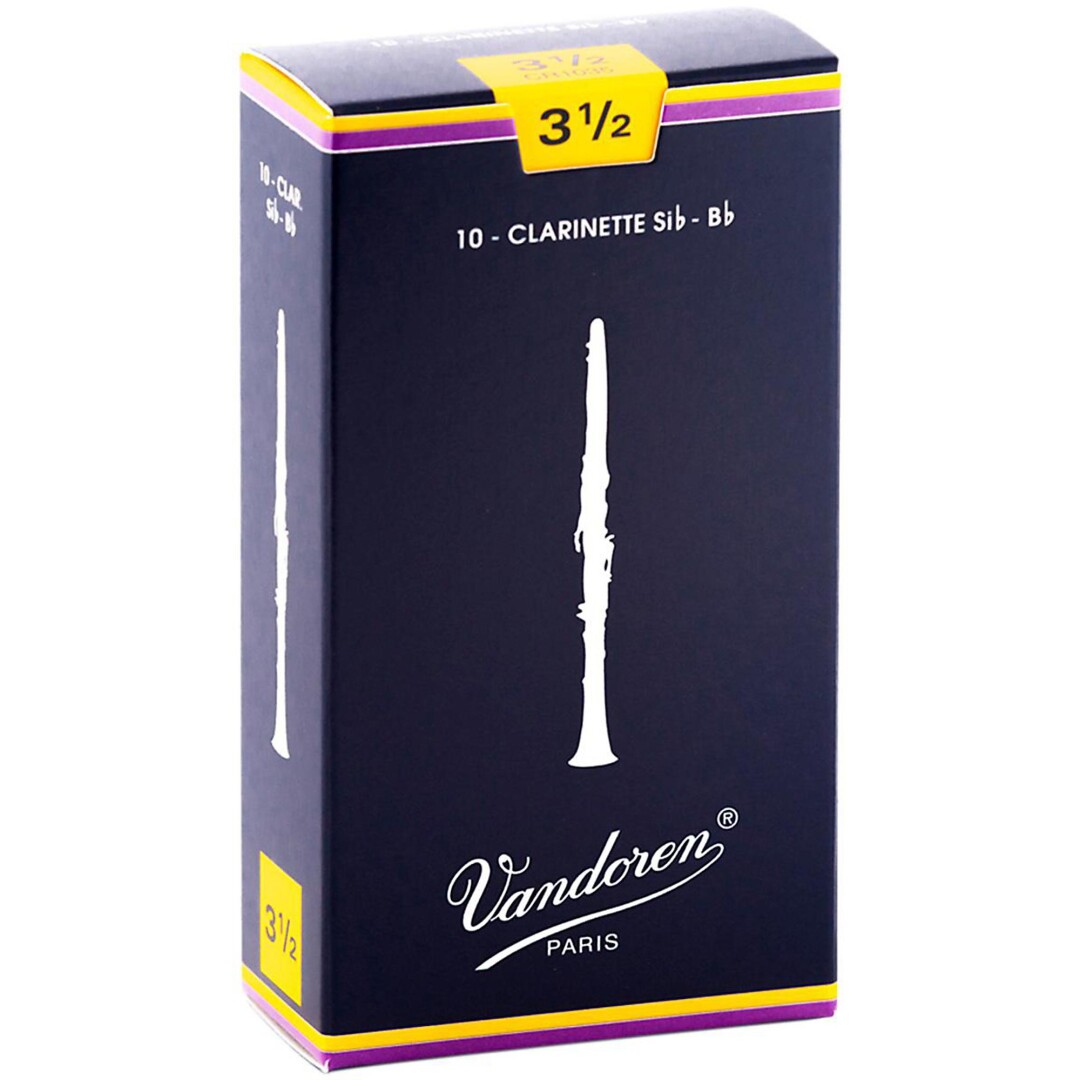 Vandoren Vandoren CR10 Traditional Bb Clarinet Reeds - Box of 10 - 4