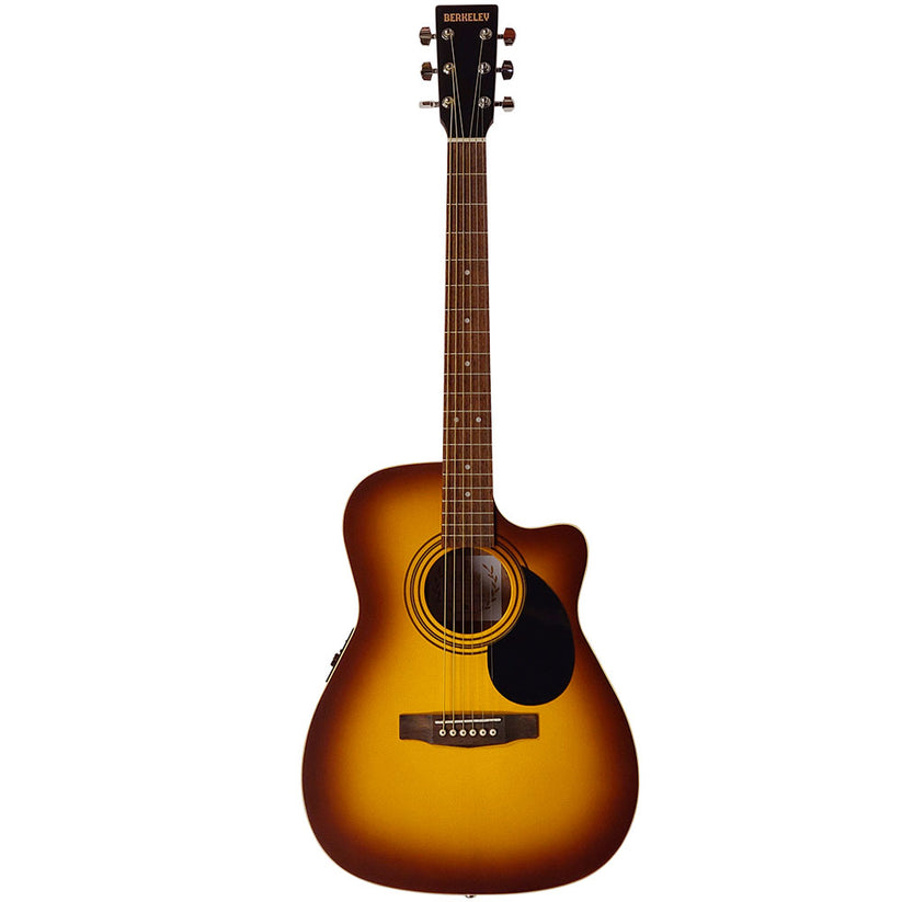Berkeley Berkeley Concert Acoustic/Electric Cutaway Guitar - Satin Sunburst w/EQ