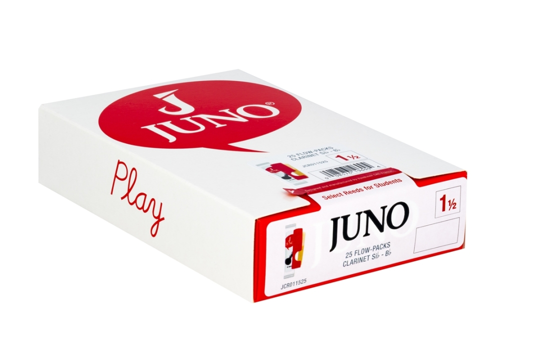 JUNO Juno Bb Clarinet Reeds - Box of 25 - 1.5