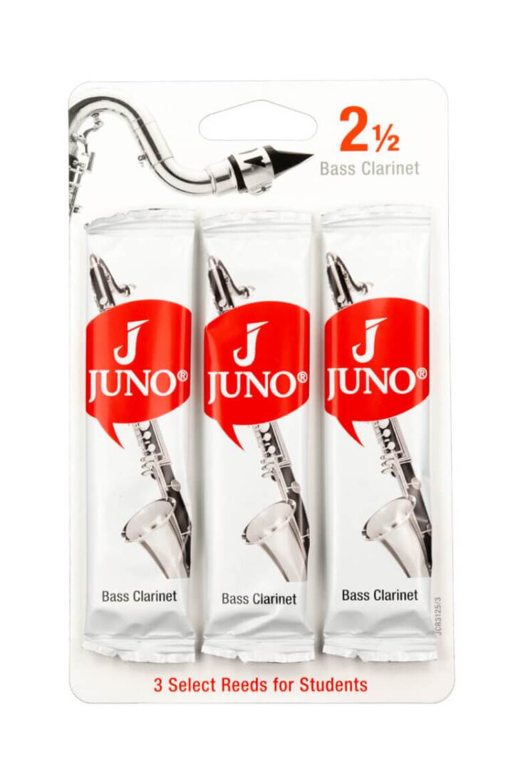 JUNO Juno Bass Clarinet Reeds- 3 Card - 2