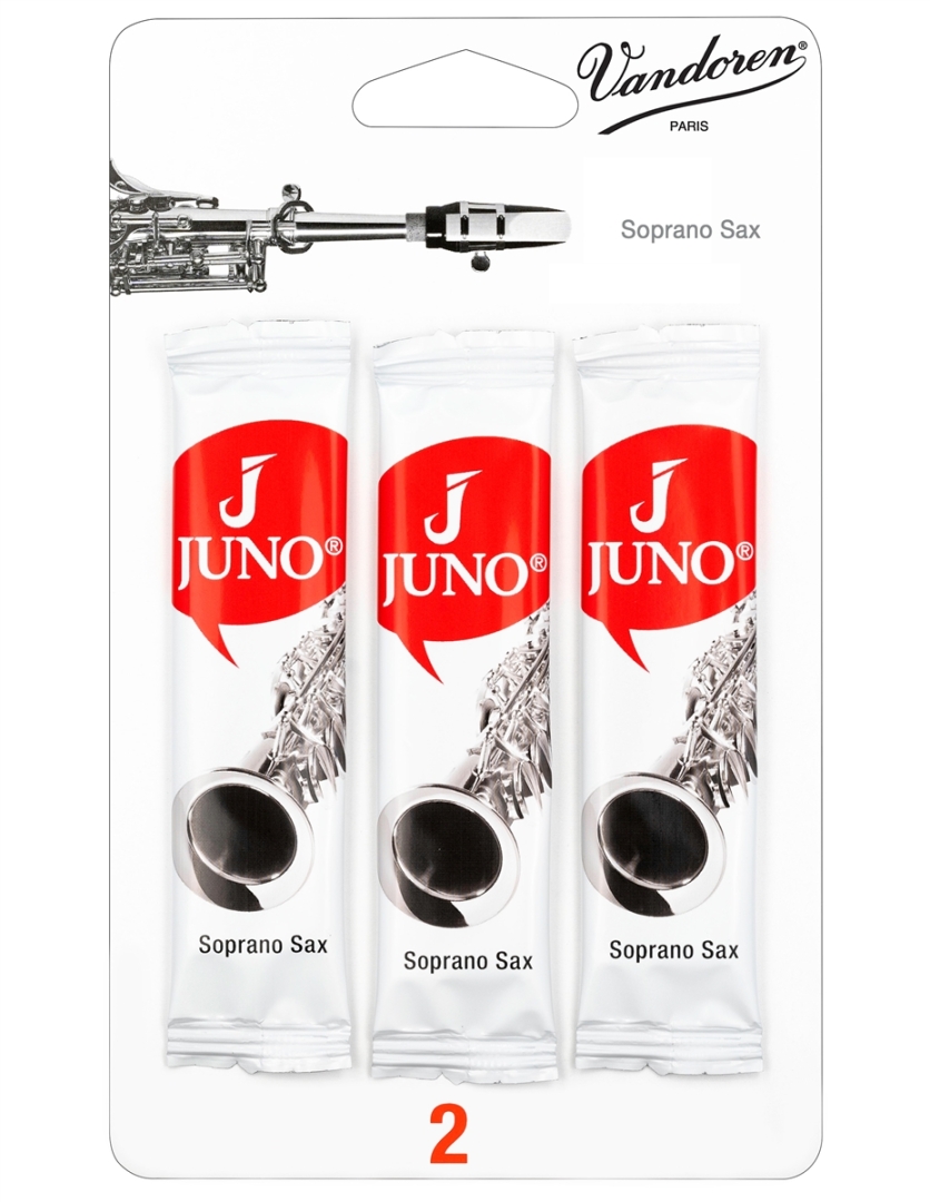 JUNO Juno Soprano Saxophone Reeds - 3 Reed Card - 3
