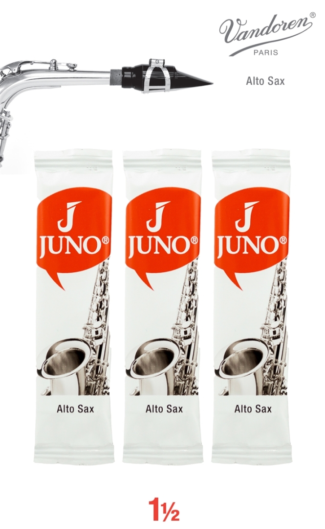 JUNO Juno Alto Saxophone Reeds - 3 Reed Card - 1.5