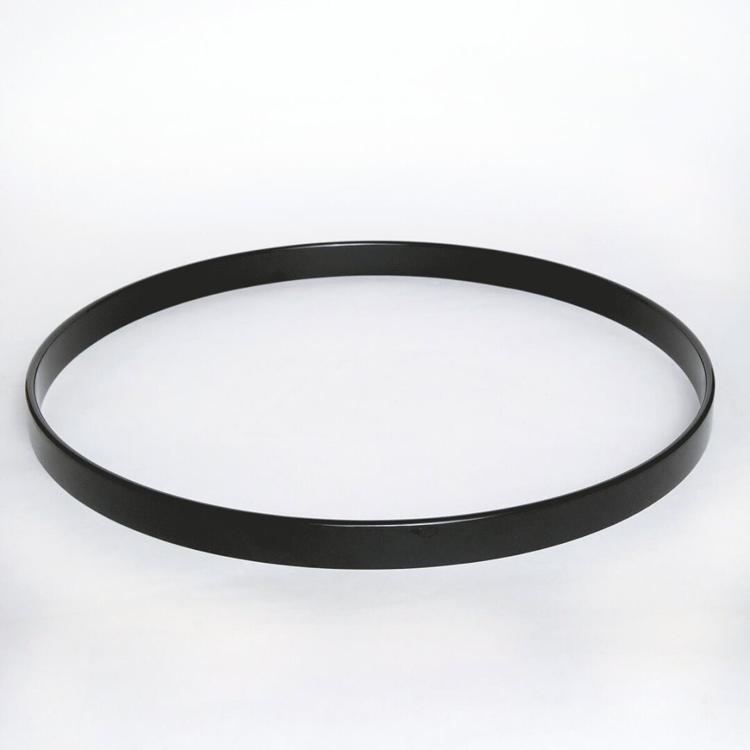 Cardinal Percussion Lacquer Hoop Black - 20"