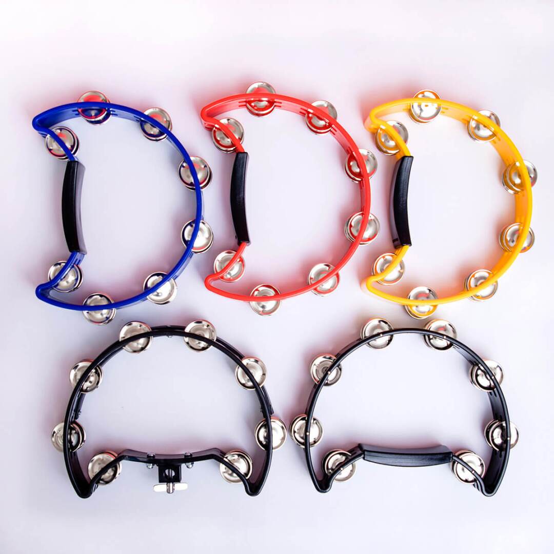 Cardinal Percussion Moonbourine Double Row - Blue