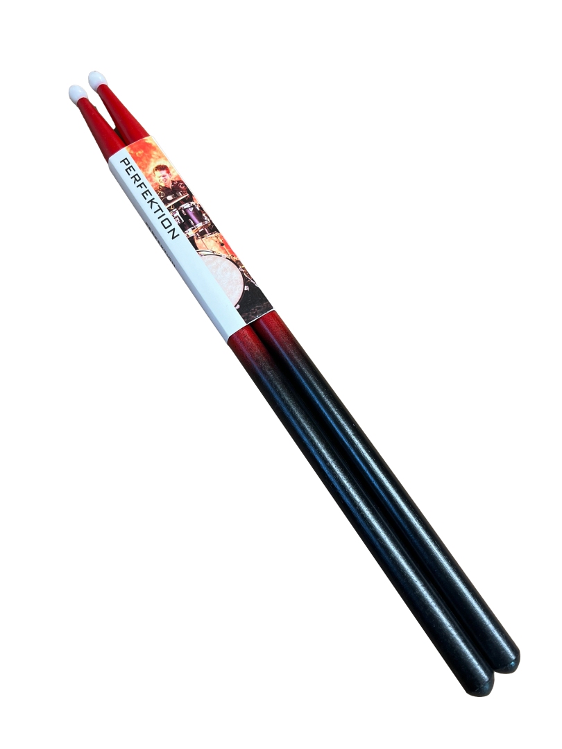 Perfekt Gear Perfektion 5A Colored Sticks with Nylon Tips - Red Black