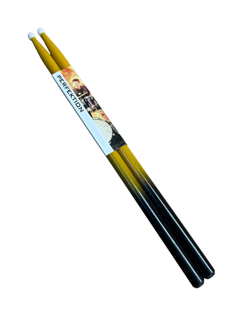 Perfekt Gear Perfektion 5B Colored Sticks with Nylon Tips - Yellow Black