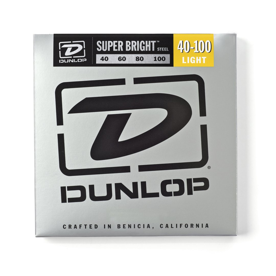 Dunlop DBSBS40100 Stainless Steel Super Bright Bass Strings. 40-100