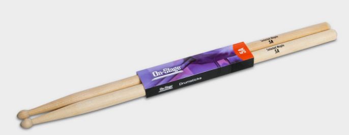 On-Stage On-Stage Wood Tip Drum Sticks Maple - 7A
