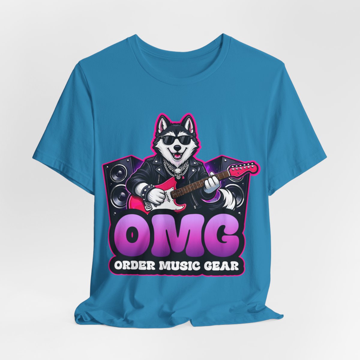 OrderMusicGear OMG Husky Logo - Aqua / S