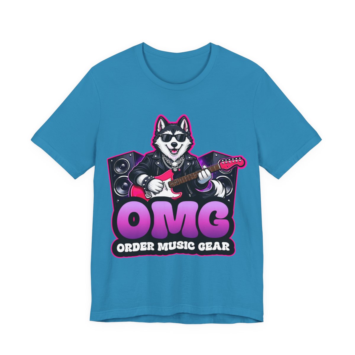 OrderMusicGear OMG Husky Logo - Aqua / S